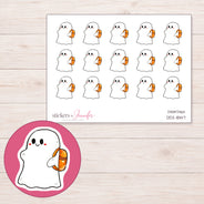 DDZ-18147 planner sticker sheet with enlarged sticker detail