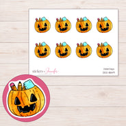 DDZ-18149 planner sticker sheet with enlarged sticker detail