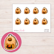 DDZ-18153 planner sticker sheet with enlarged sticker detail