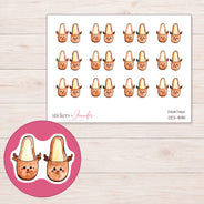 DDZ-18181 planner sticker sheet with enlarged sticker detail