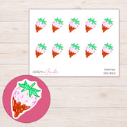 DDZ-18201 planner sticker sheet with enlarged sticker detail