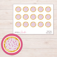 DDZ-18207 planner sticker sheet with enlarged sticker detail
