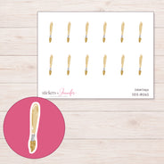 DDZ-18262 planner sticker sheet with enlarged sticker detail
