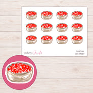 DDZ-18263 planner sticker sheet with enlarged sticker detail