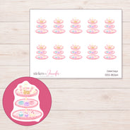 DDZ-18264 planner sticker sheet with enlarged sticker detail