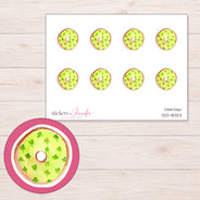 DDZ-18303 planner sticker sheet with enlarged sticker detail