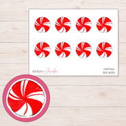 DDZ-18313 planner sticker sheet with enlarged sticker detail