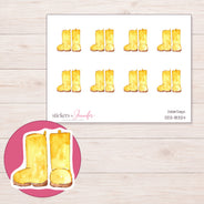 DDZ-18324 planner sticker sheet with enlarged sticker detail