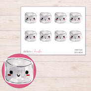 DDZ-18341 planner sticker sheet with enlarged sticker detail