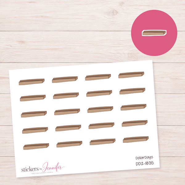 Wooden Tray Planner Stickers | DDZ-1835