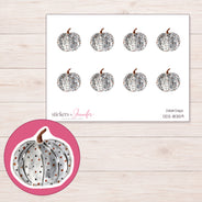 DDZ-18359 planner sticker sheet with enlarged sticker detail
