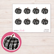DDZ-18367 planner sticker sheet with enlarged sticker detail