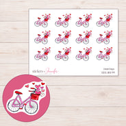 DDZ-18379 planner sticker sheet with enlarged sticker detail