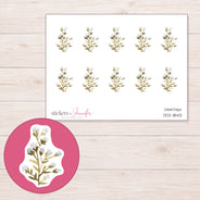 DDZ-18413 planner sticker sheet with enlarged sticker detail