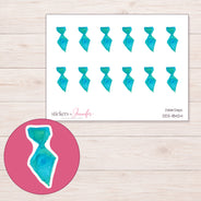DDZ-18424 planner sticker sheet with enlarged sticker detail