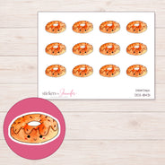 DDZ-18431 planner sticker sheet with enlarged sticker detail