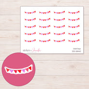 DDZ-18440 planner sticker sheet with enlarged sticker detail