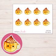 DDZ-18443 planner sticker sheet with enlarged sticker detail