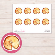 DDZ-18445 planner sticker sheet with enlarged sticker detail