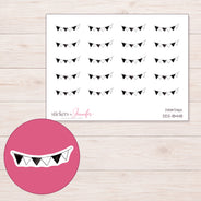 DDZ-18448 planner sticker sheet with enlarged sticker detail