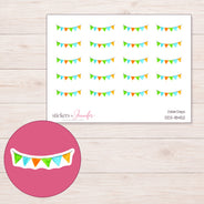 DDZ-18452 planner sticker sheet with enlarged sticker detail