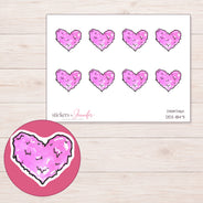 DDZ-18471 planner sticker sheet with enlarged sticker detail