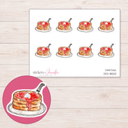 DDZ-18500 planner sticker sheet with enlarged sticker detail