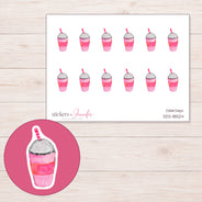 DDZ-18524 planner sticker sheet with enlarged sticker detail