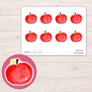 DDZ-18536 planner sticker sheet with enlarged sticker detail