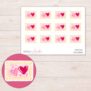 DDZ-18568 planner sticker sheet with enlarged sticker detail