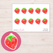 DDZ-18602 planner sticker sheet with enlarged sticker detail