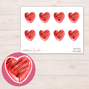 DDZ-18618 planner sticker sheet with enlarged sticker detail