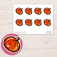 DDZ-18686 planner sticker sheet with enlarged sticker detail