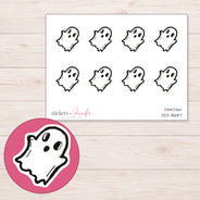 DDZ-18687 planner sticker sheet with enlarged sticker detail