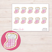 DDZ-18705 planner sticker sheet with enlarged sticker detail