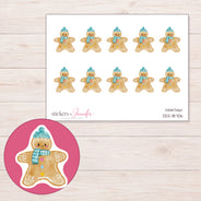DDZ-18706 planner sticker sheet with enlarged sticker detail