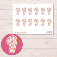 DDZ-18710 planner sticker sheet with enlarged sticker detail