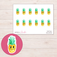 DDZ-18730 planner sticker sheet with enlarged sticker detail