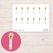 DDZ-18754 planner sticker sheet with enlarged sticker detail