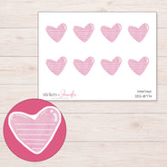 DDZ-18774 planner sticker sheet with enlarged sticker detail