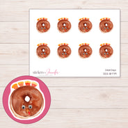 DDZ-18779 planner sticker sheet with enlarged sticker detail