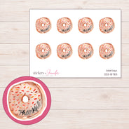 DDZ-18783 planner sticker sheet with enlarged sticker detail