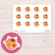 DDZ-18784 planner sticker sheet with enlarged sticker detail