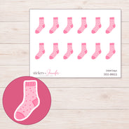 DDZ-18822 planner sticker sheet with enlarged sticker detail