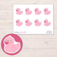 DDZ-18830 planner sticker sheet with enlarged sticker detail