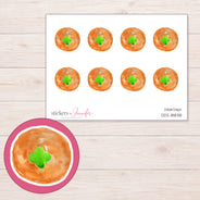 DDZ-18838 planner sticker sheet with enlarged sticker detail
