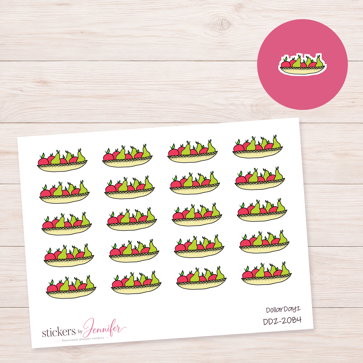 Fruit Basket Planner Stickers | DDZ-2084
