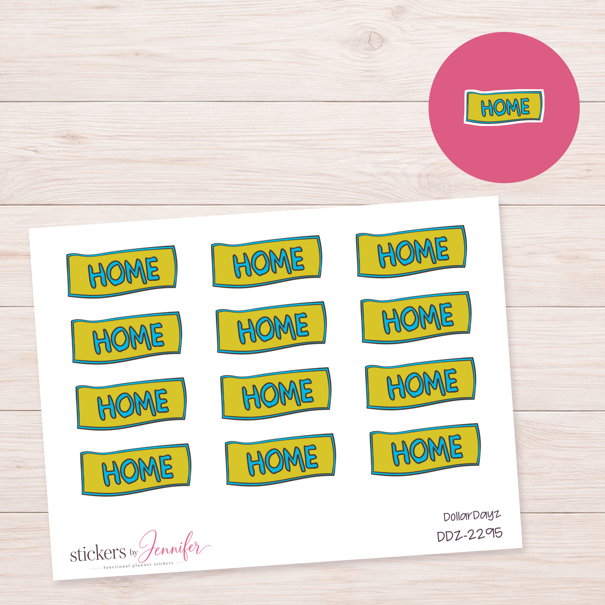 Home Label Planner Stickers | DDZ-2295