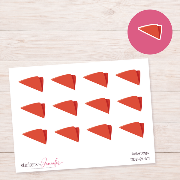 Red Party Hat Planner Stickers | DDZ-2467
