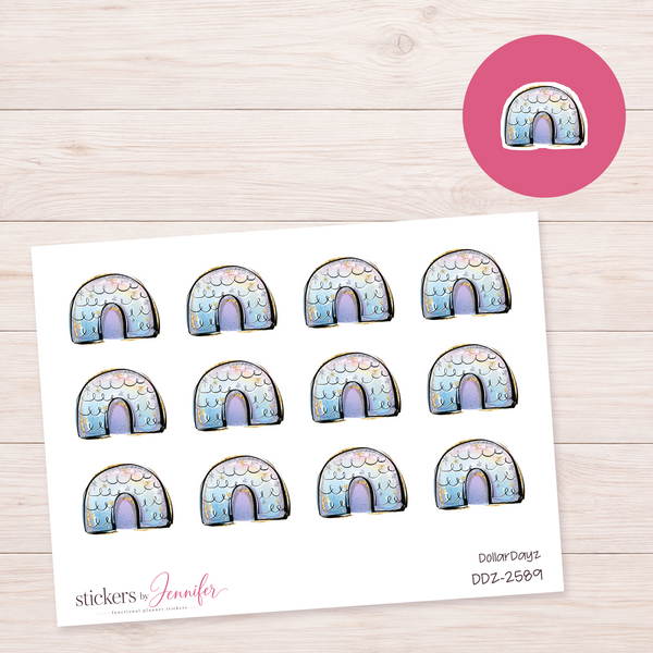 Decorative Rainbow Arch Planner Stickers | DDZ-2589